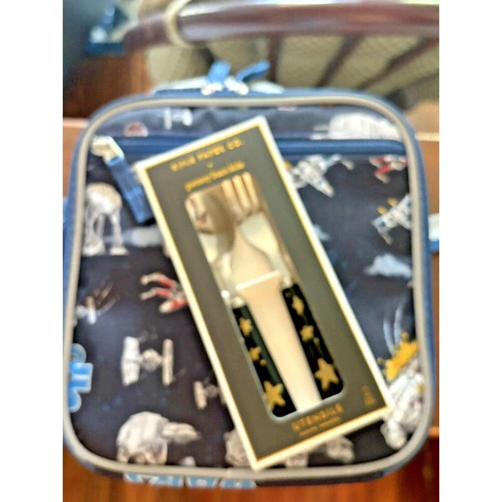 School Pottery Barn Disney LUNCH BOX BAG STAR WARS Solo Resistance grogu ,